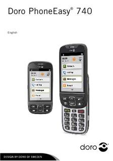 Doro PhoneEasy 740 manual. Tablet Instructions.